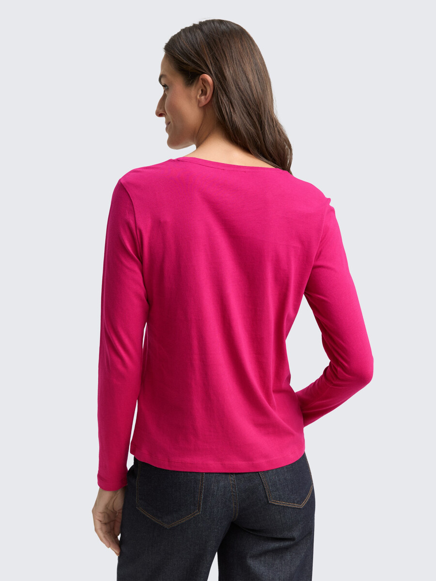 chemise à manches longues imprimée