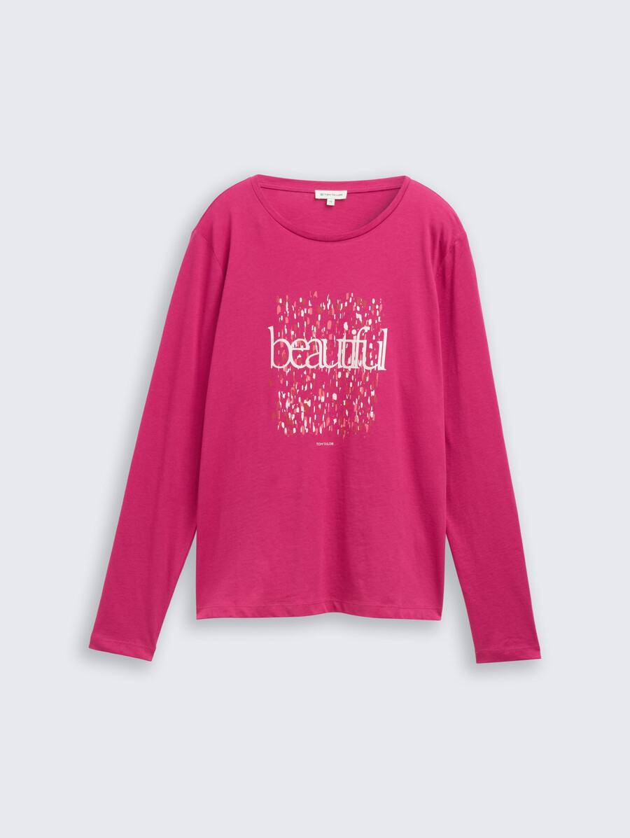 chemise à manches longues imprimée