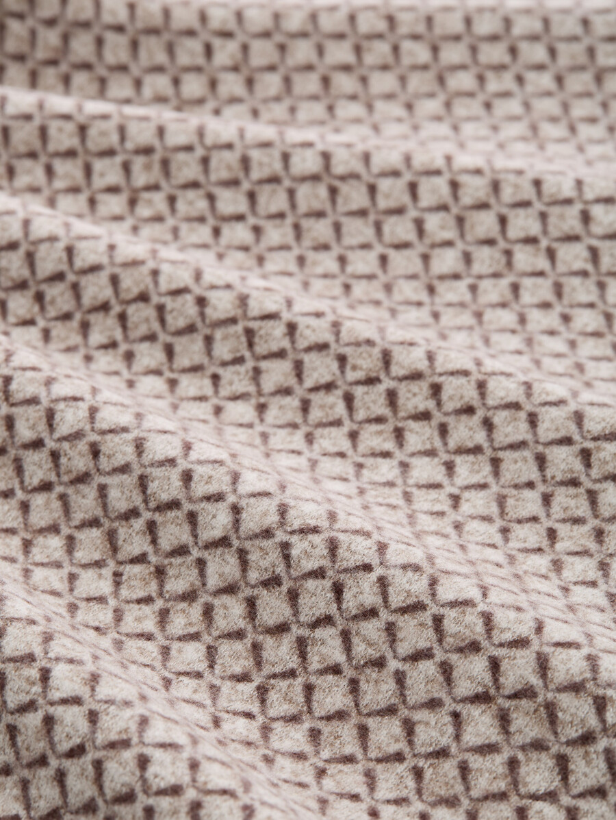chemise à manches longues à motifs