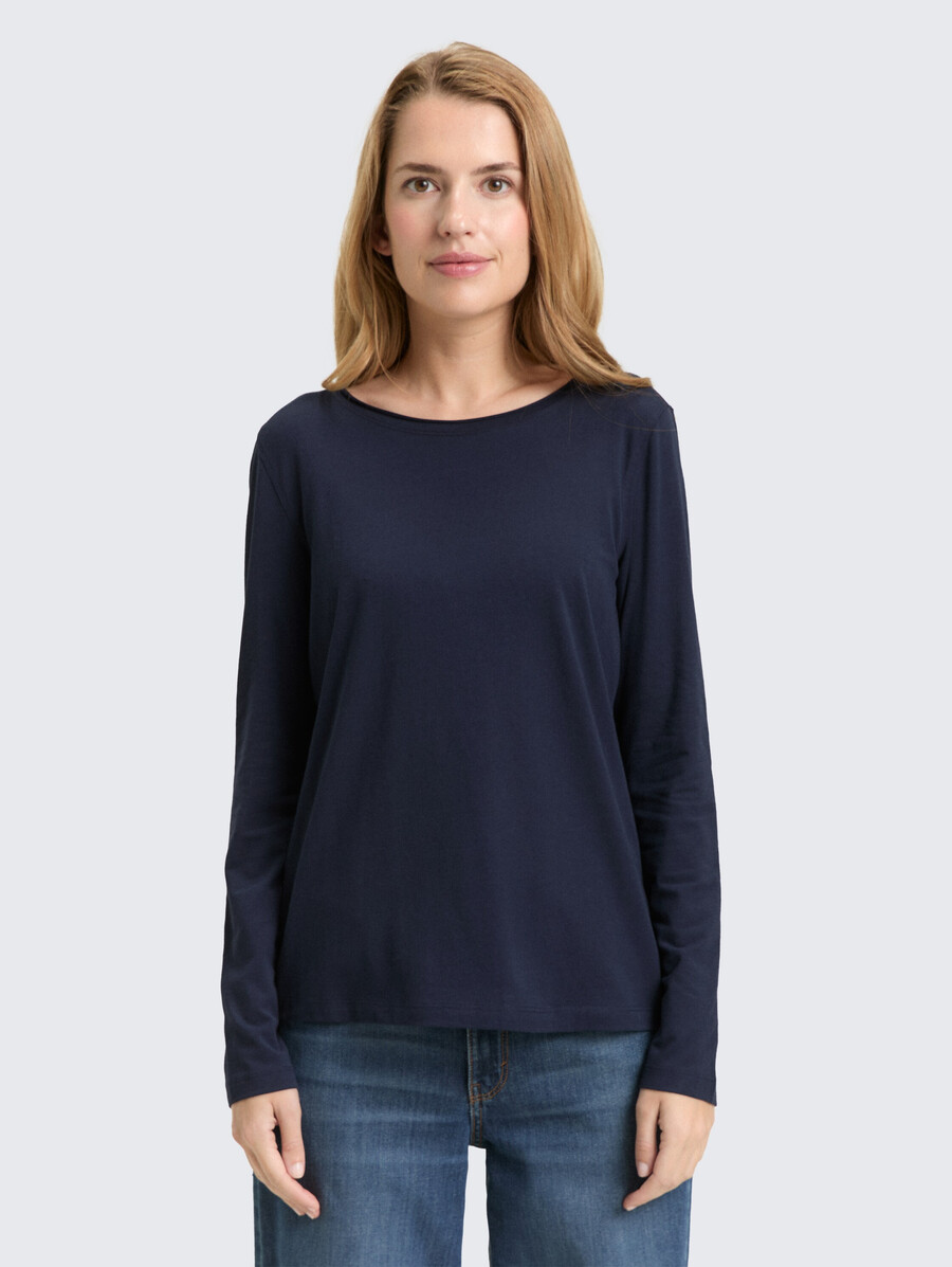 chemise basique à manches longues