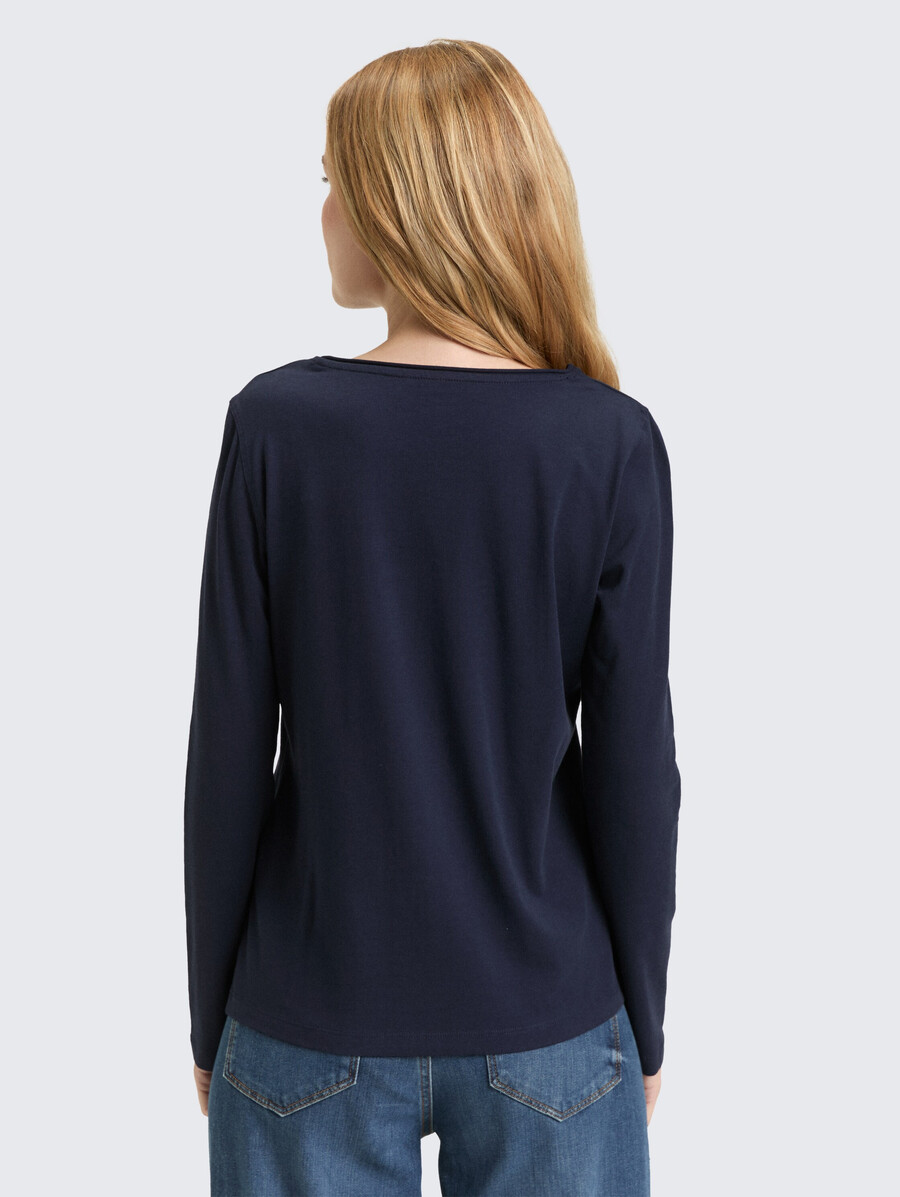 chemise basique à manches longues