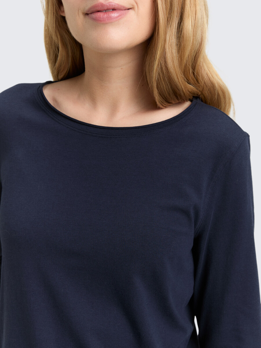 chemise basique à manches longues