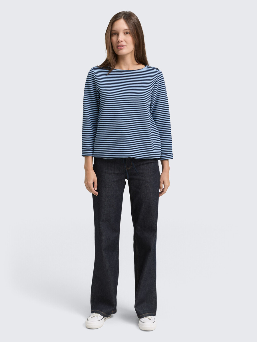 chemise à manches longues avec détails de boutons