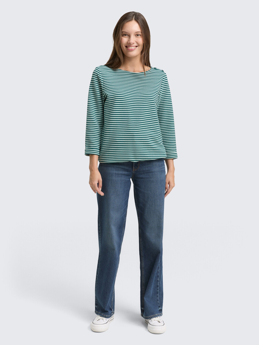 chemise à manches longues avec détails de boutons