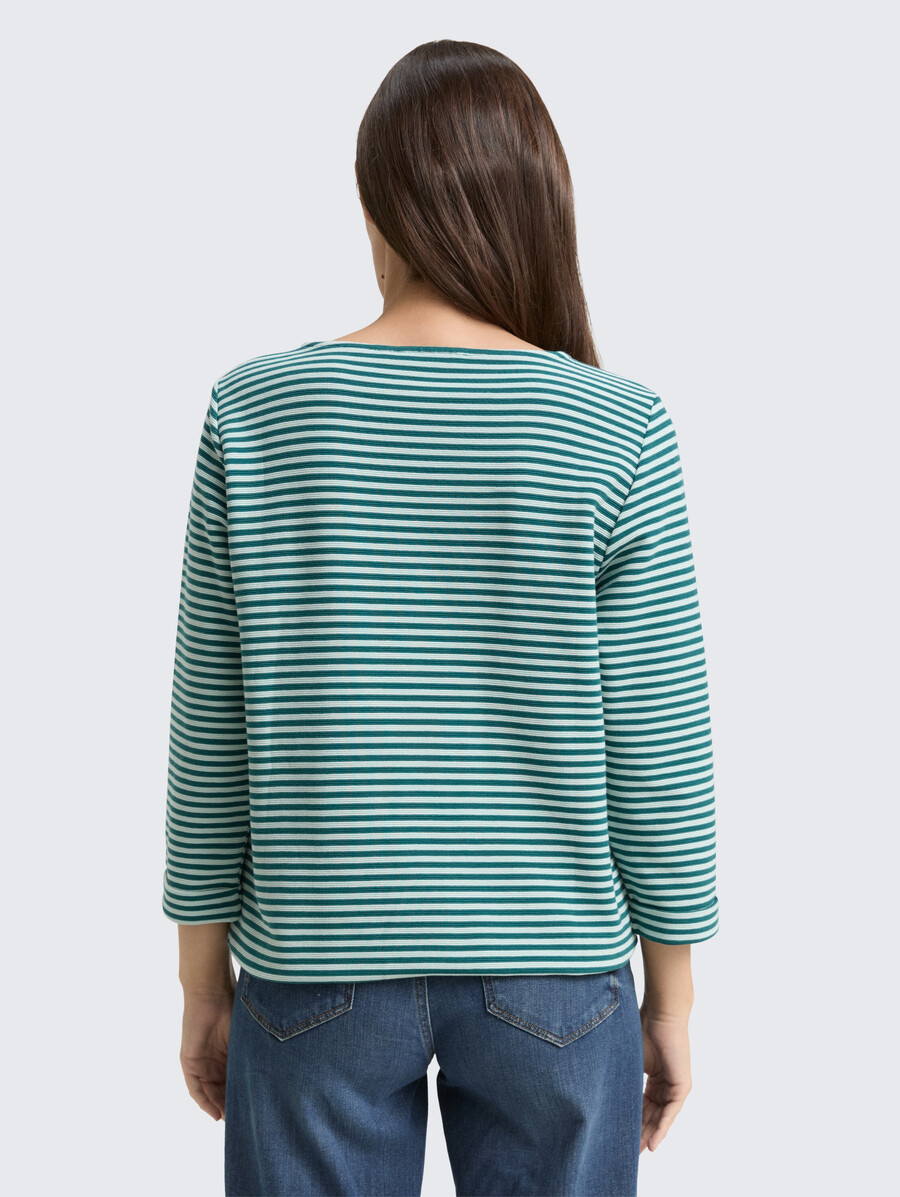 chemise à manches longues avec détails de boutons