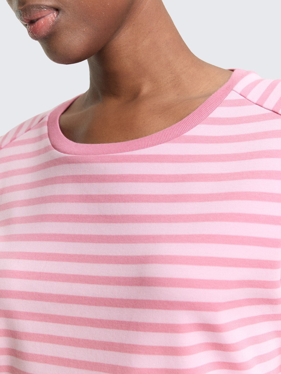 chemise à manches longues à rayures