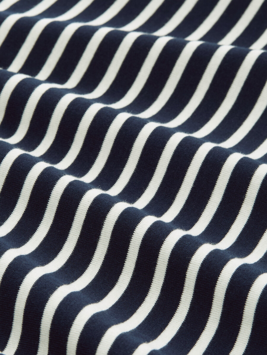 chemise à manches longues à rayures