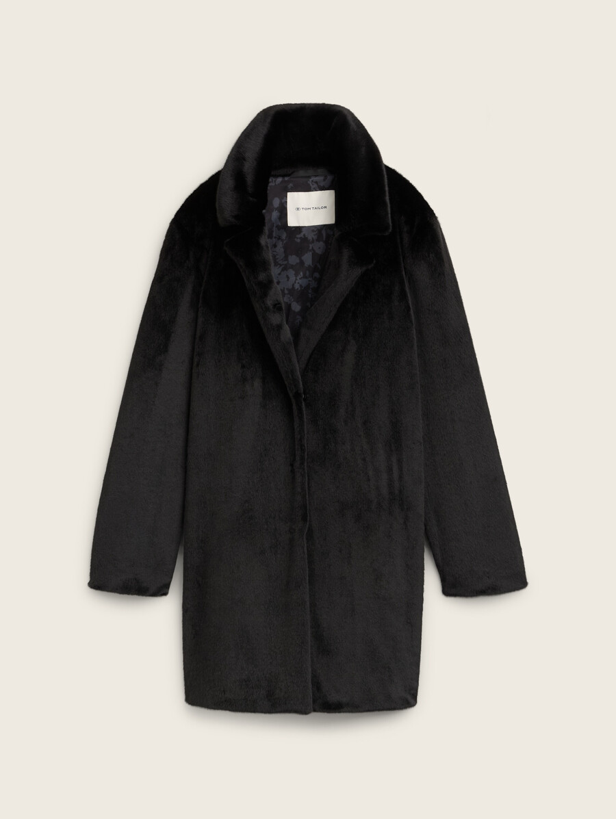 manteau en fausse fourrure