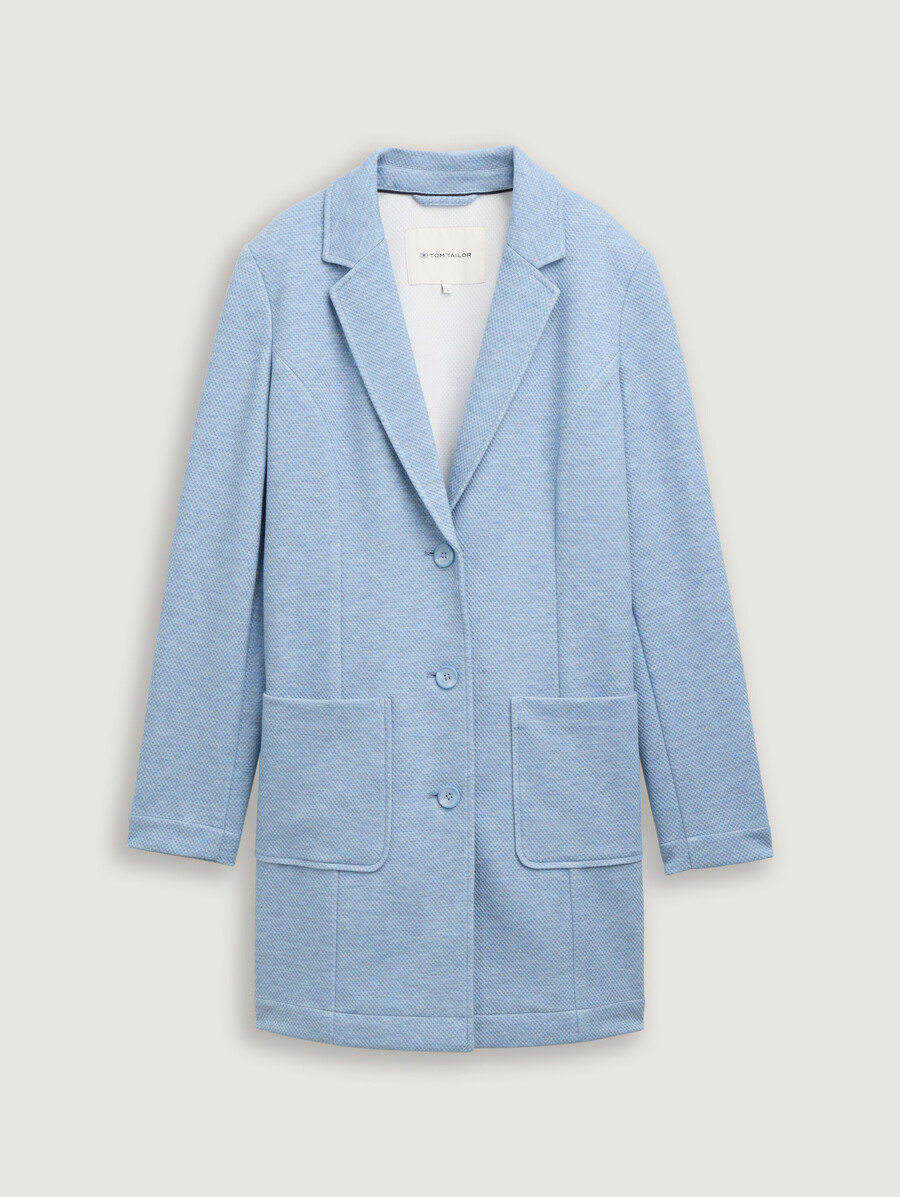 manteau à col à revers