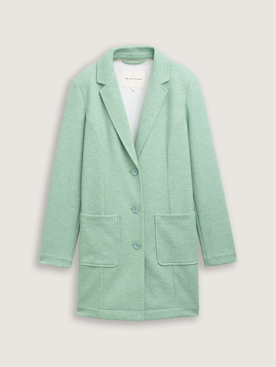 manteau à col à revers