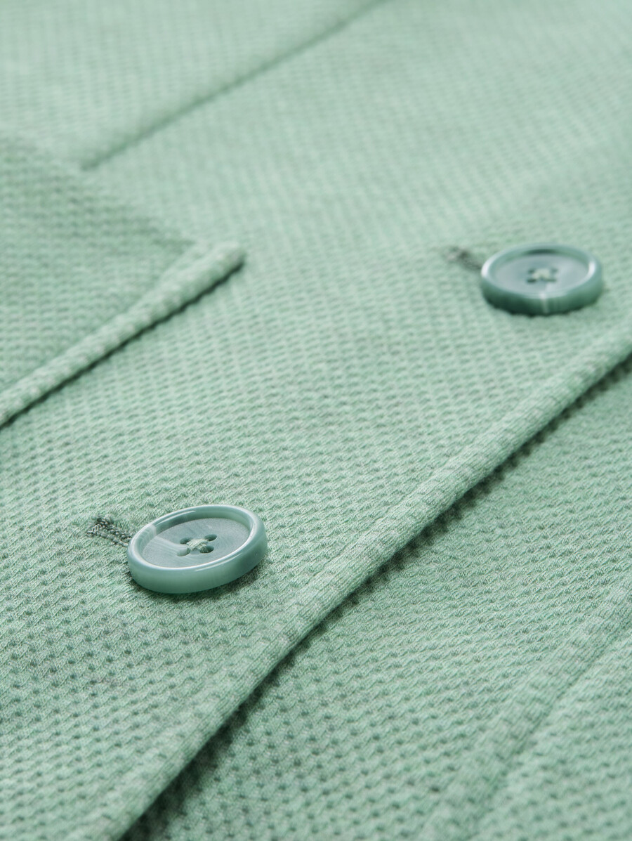 manteau à col à revers