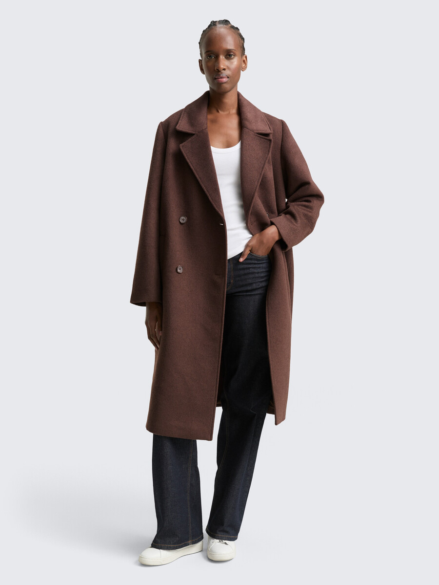 manteau en laine ample