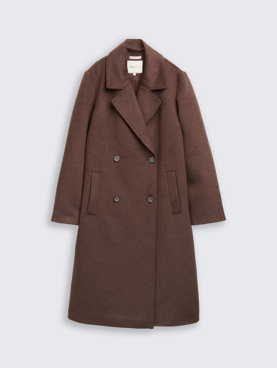 manteau en laine ample
