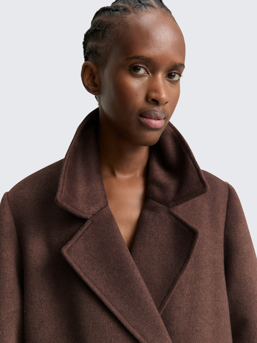 manteau en laine ample