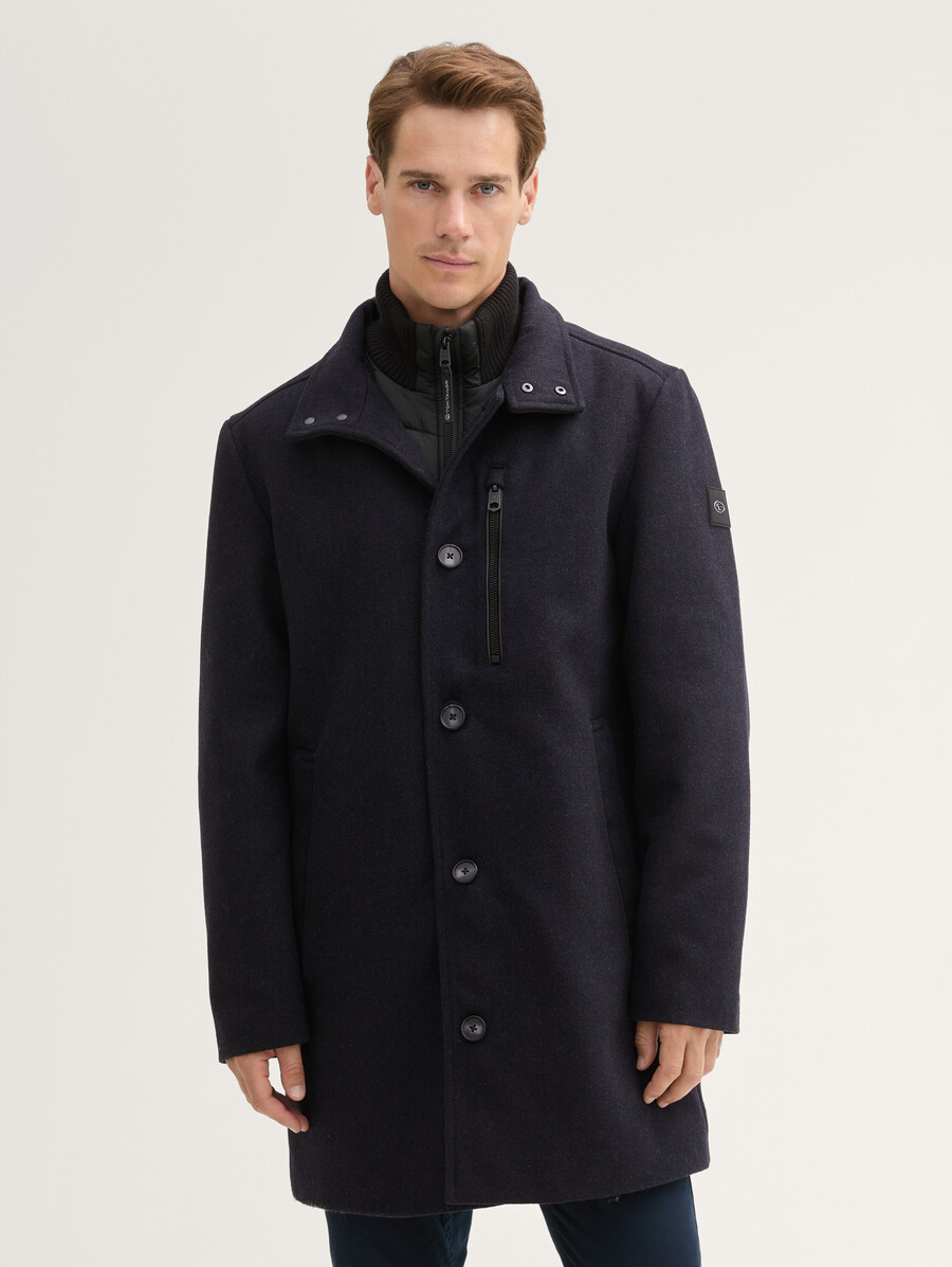 manteau 2 en 1 avec teneur en laine
