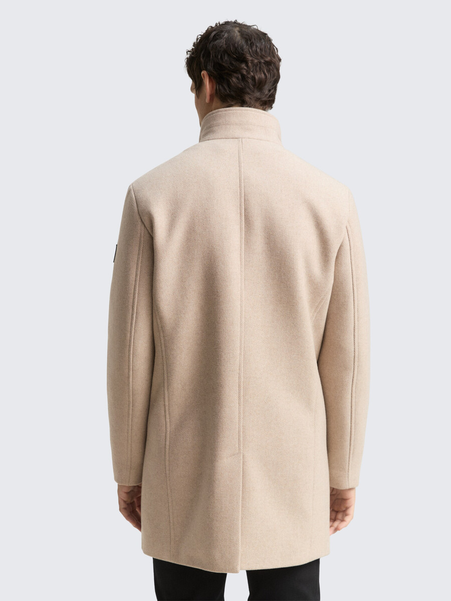 manteau en laine 2 en 1 avec veste intérieure amovible