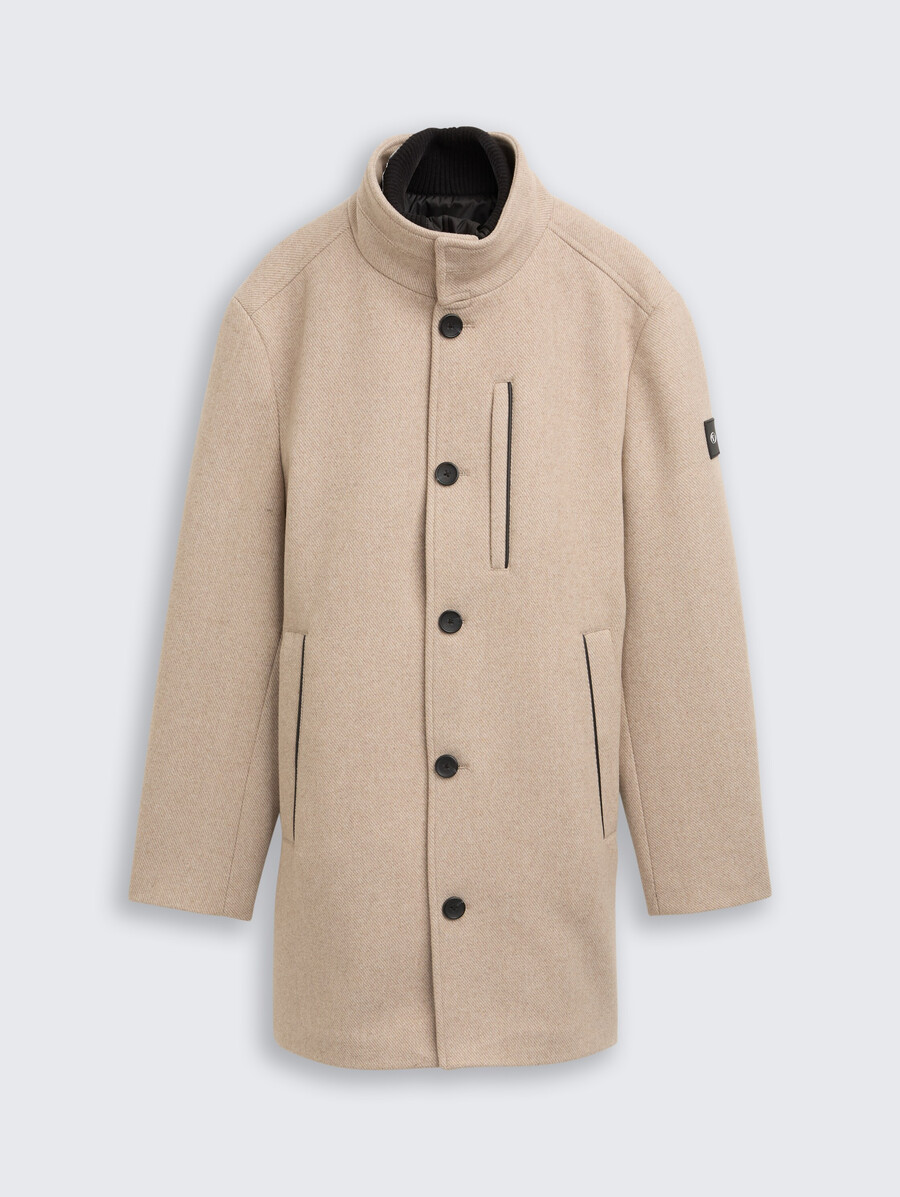 manteau en laine 2 en 1 avec veste intérieure amovible