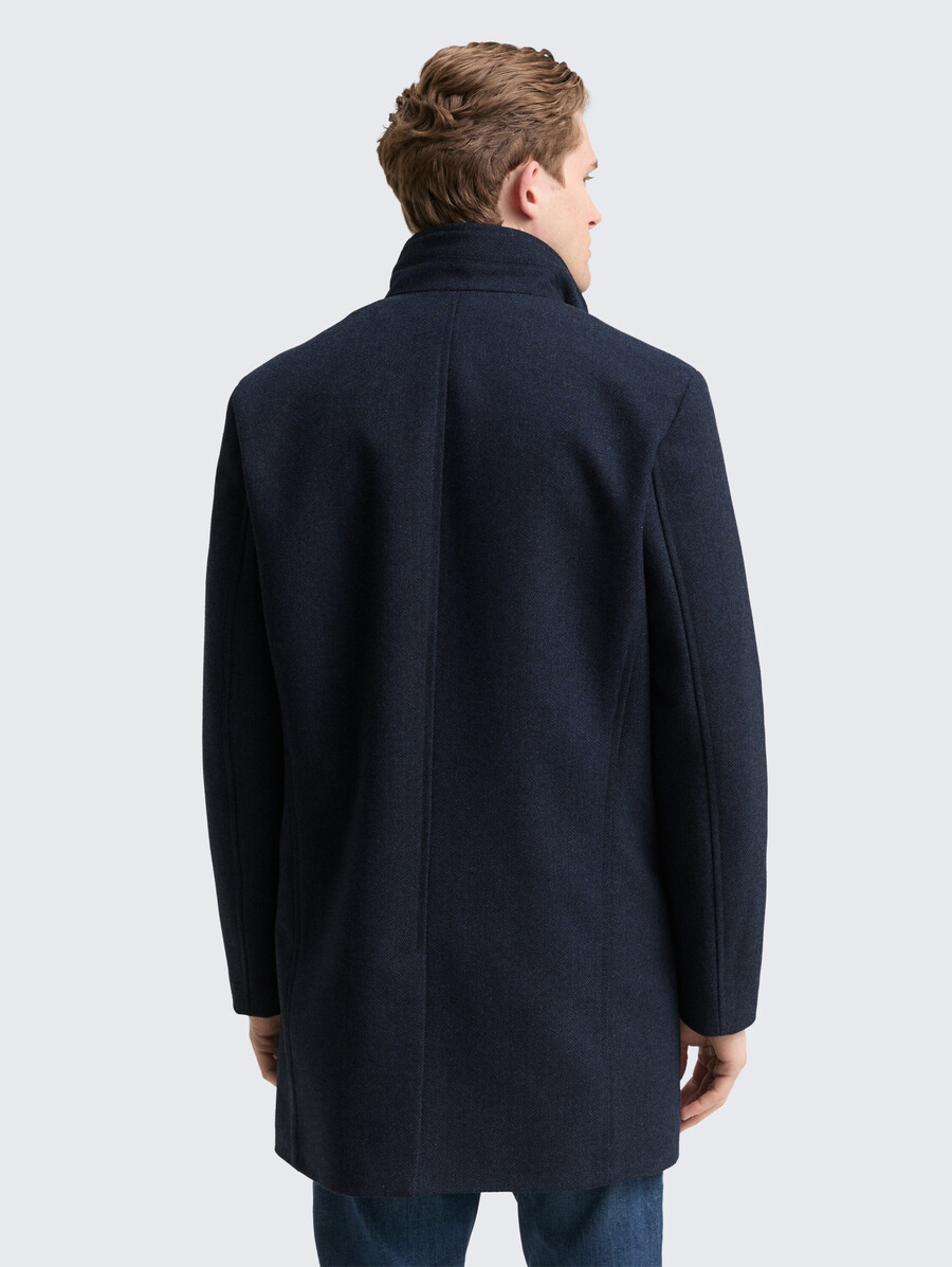 manteau en laine 2 en 1 avec veste intérieure amovible