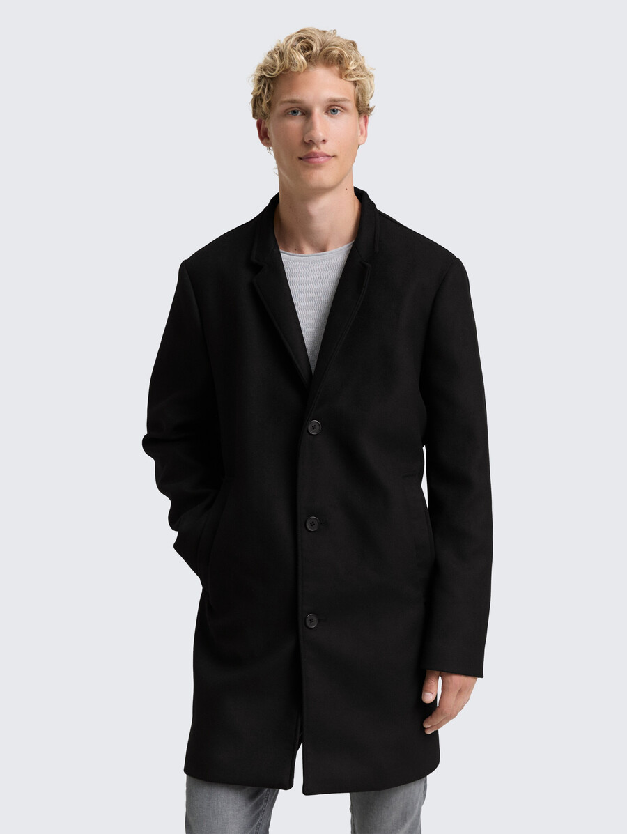 manteau aspect laine