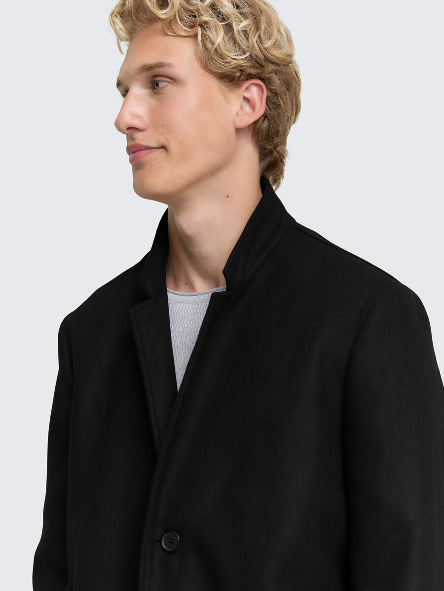 manteau aspect laine