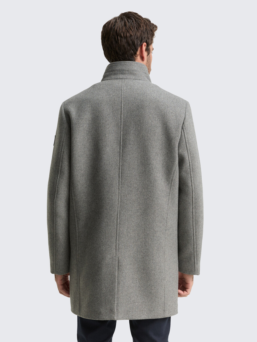 manteau en laine 2 en 1 avec veste intérieure amovible
