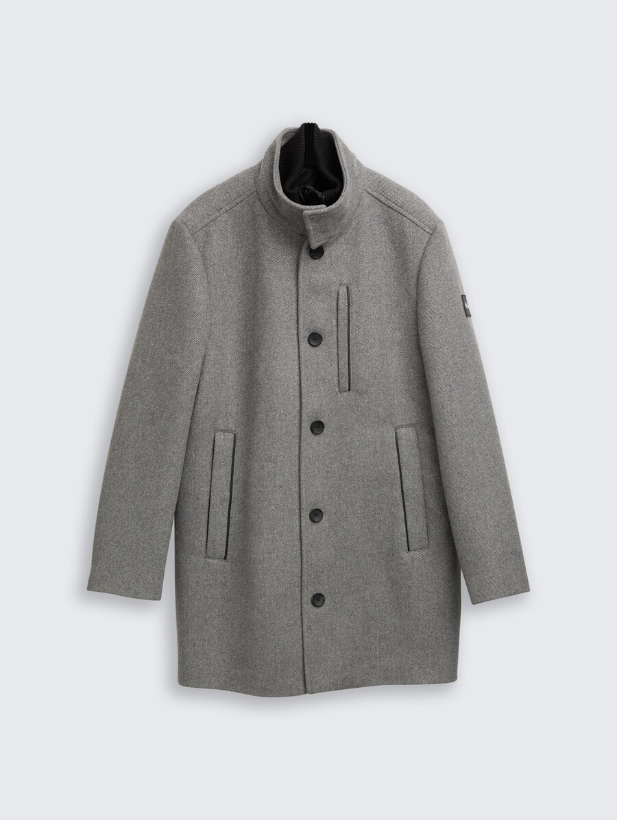 manteau en laine 2 en 1 avec veste intérieure amovible