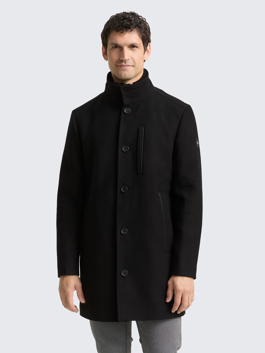 manteau en laine 2 en 1 avec veste intérieure amovible