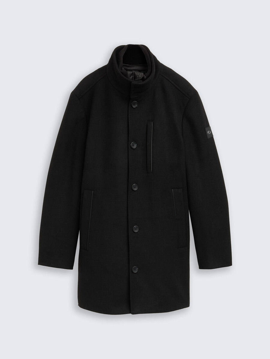 manteau en laine 2 en 1 avec veste intérieure amovible