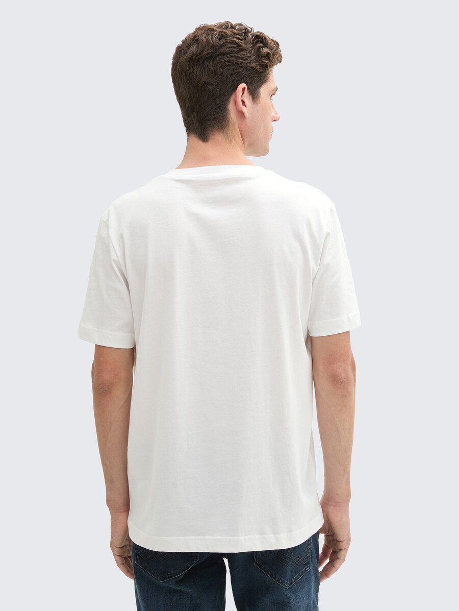 lot de 2 t-shirts basiques à col en v
