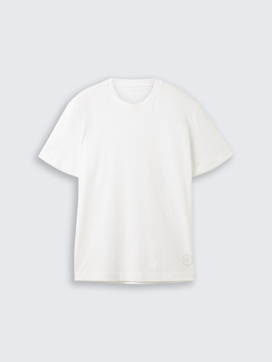 lot de 2 t-shirts basiques à col en v