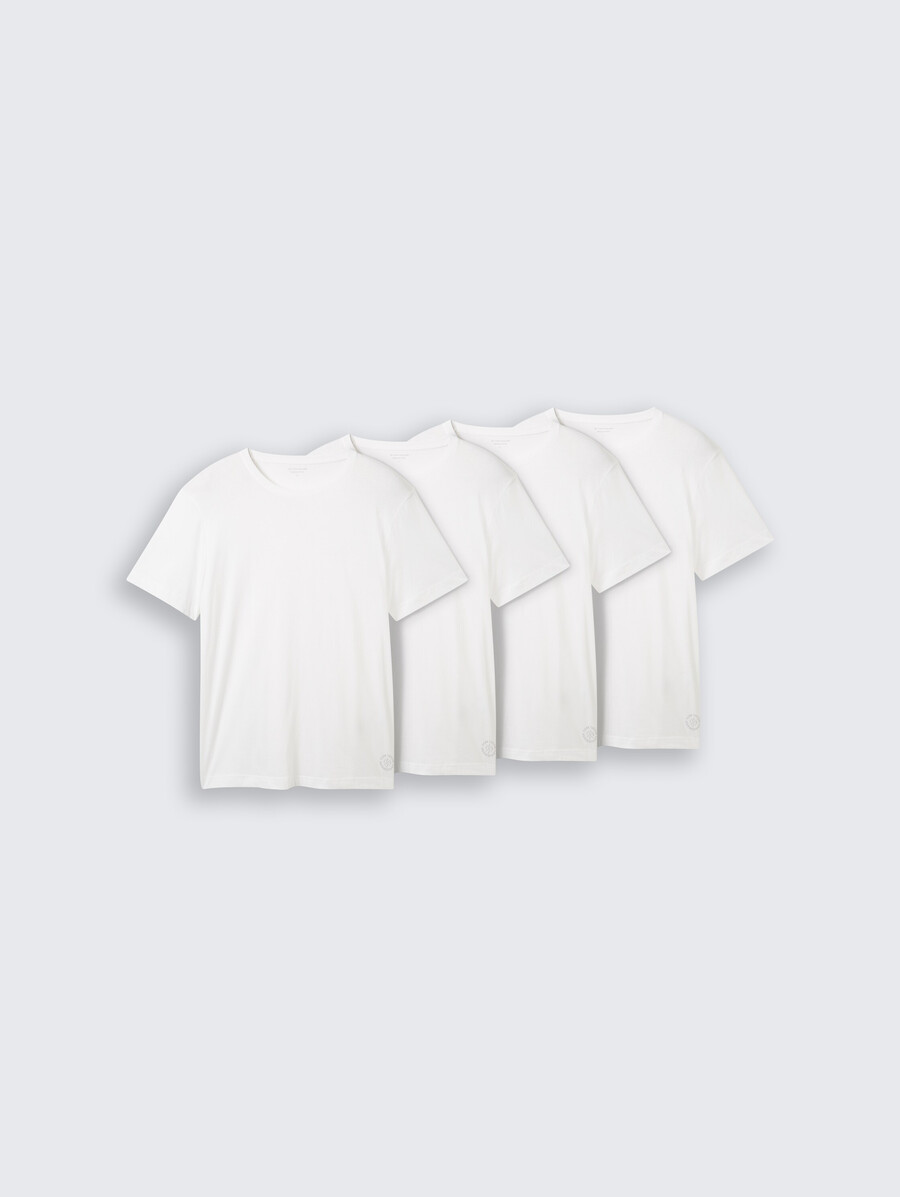 lot de 4 t-shirts en coton