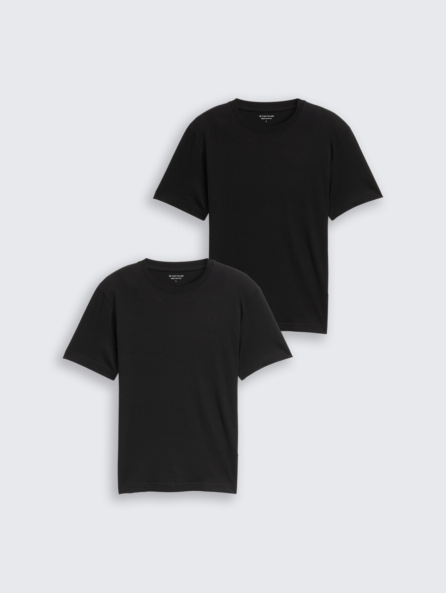 t-shirts en coton lot de 2