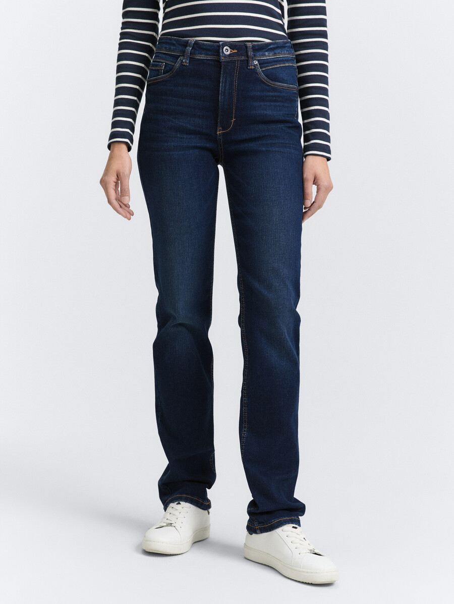 jean taille haute ttelva straight
