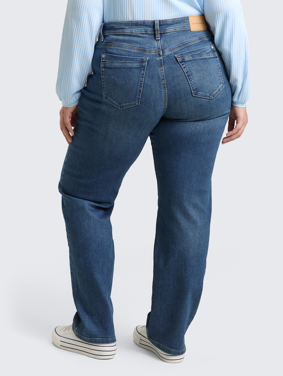 jeans droits grandes tailles