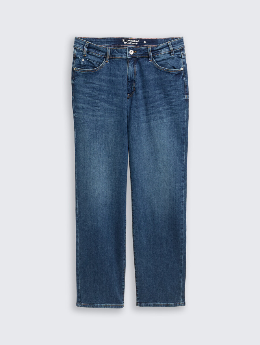 jeans droits grandes tailles