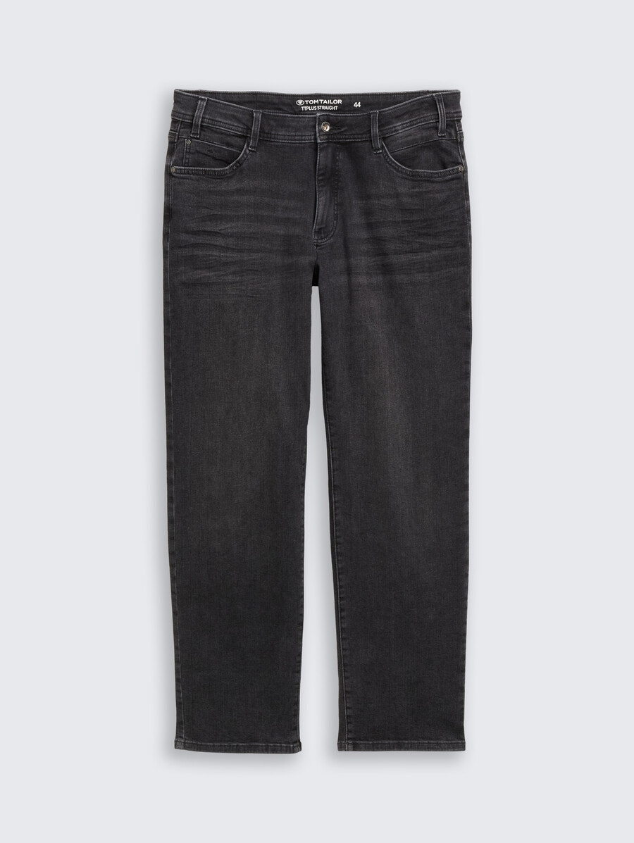 jeans droits grandes tailles