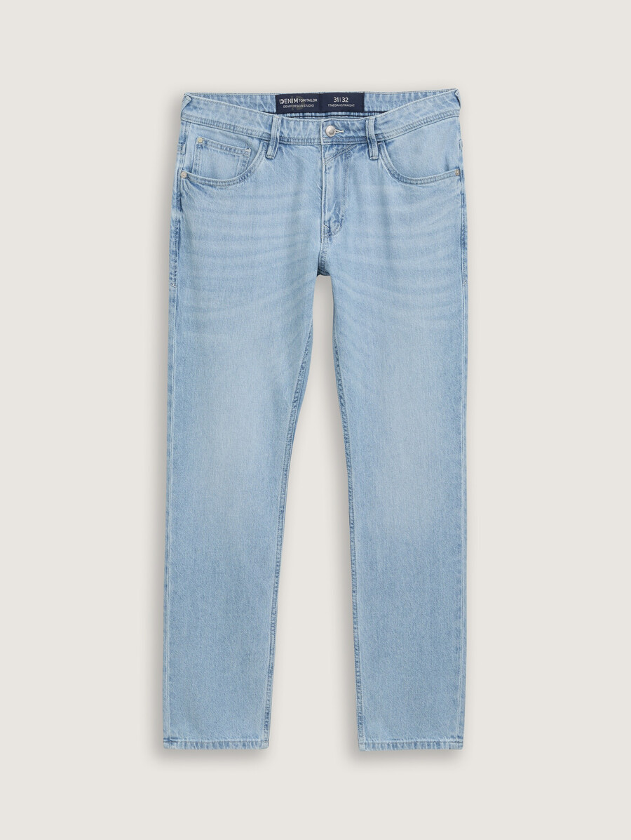 jeans droits en coton ttaedan