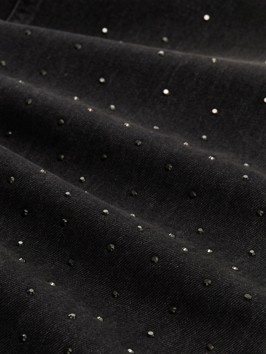 jean large ttlinou orné de strass