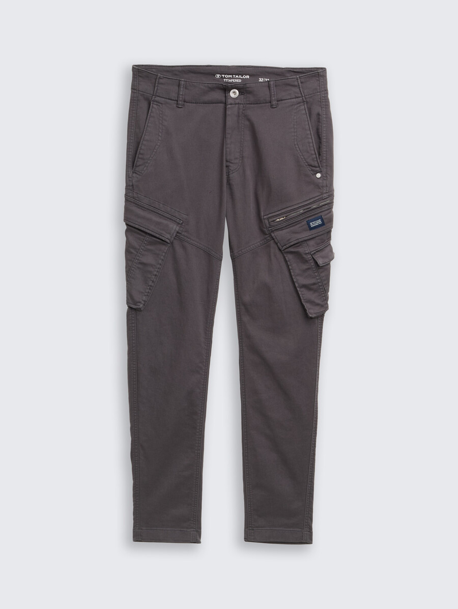 pantalon cargo fuselé extensible