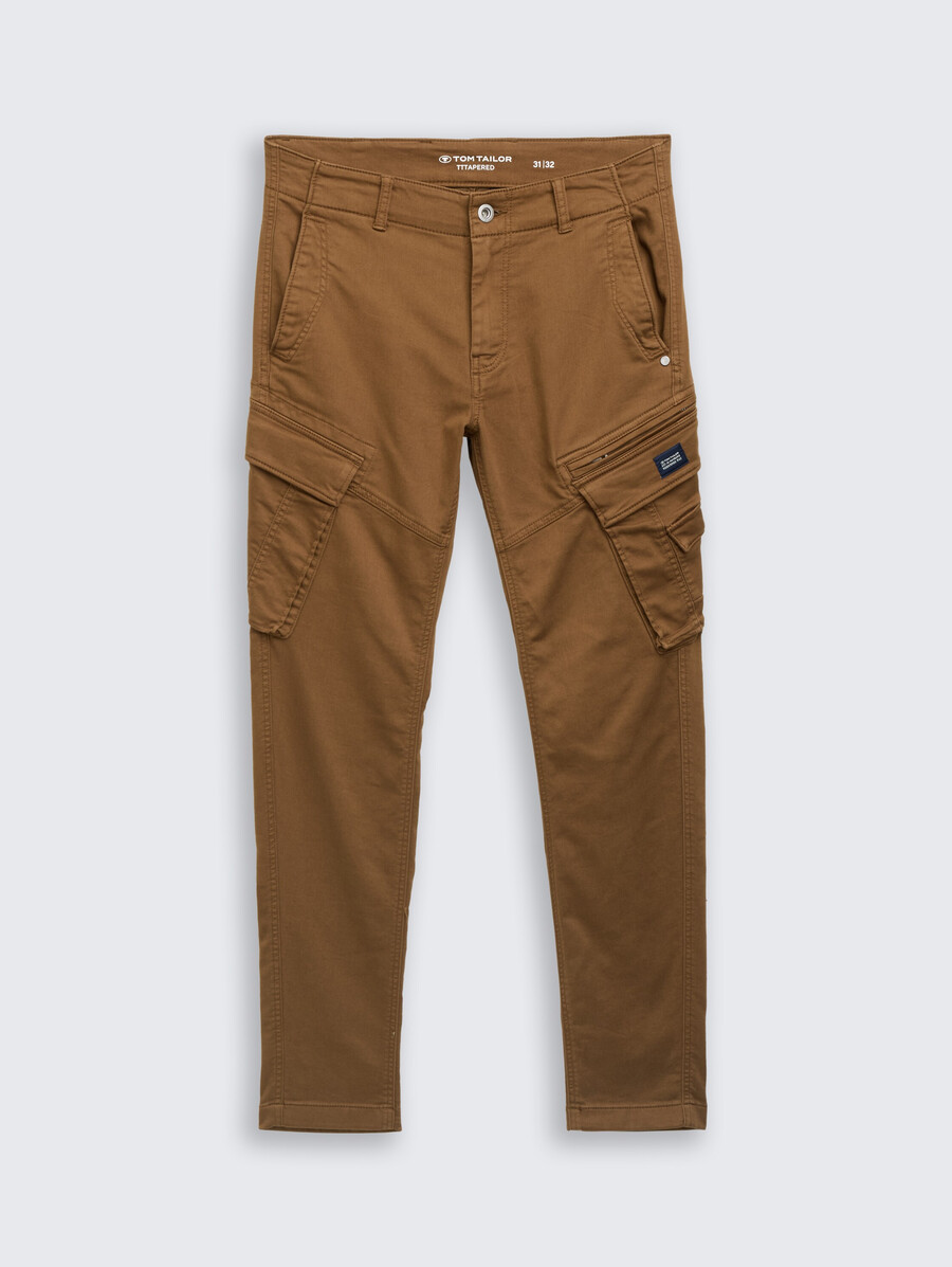 pantalon cargo fuselé extensible
