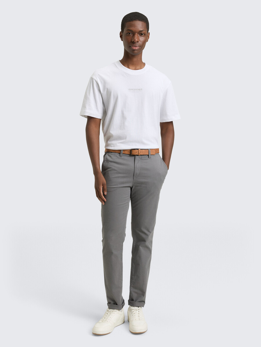 pantalon chino avec ceinture