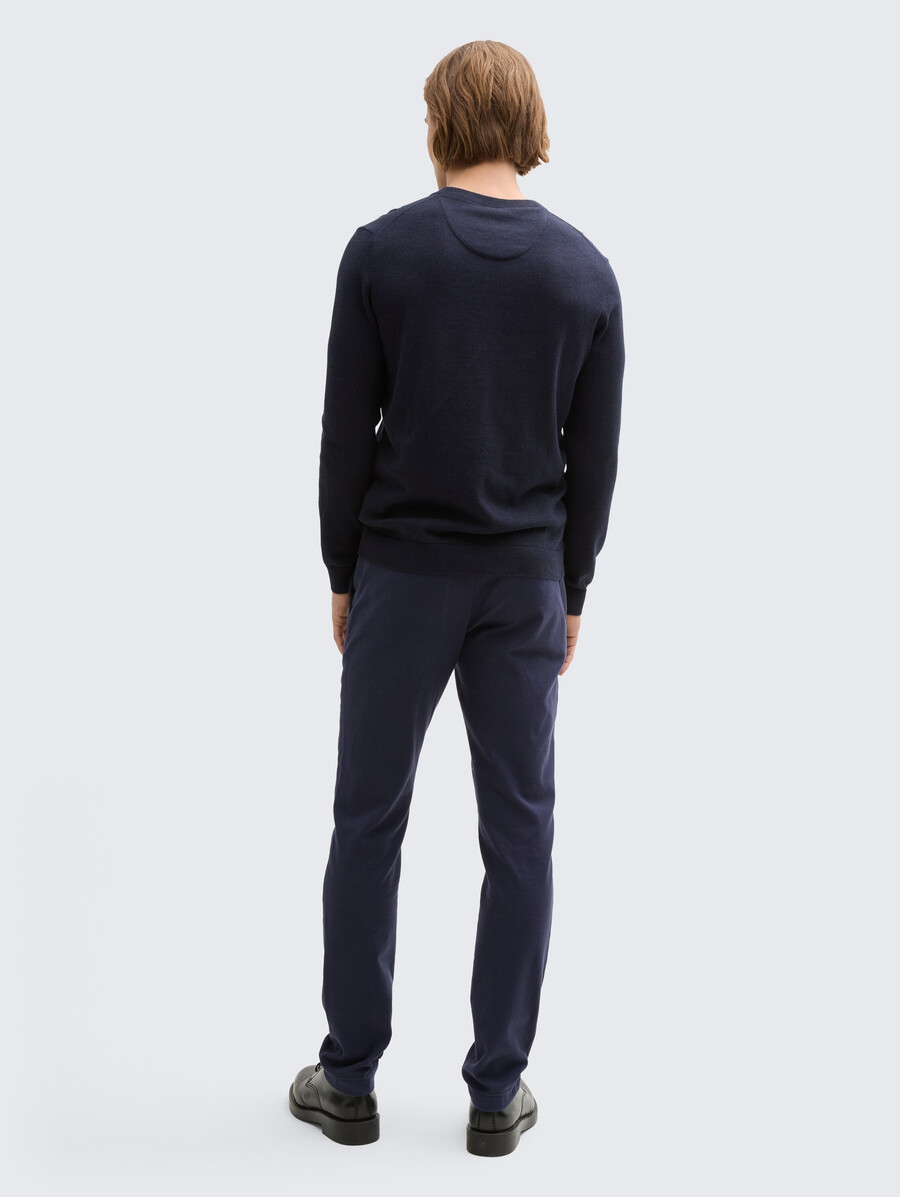 pantalon chino slim tttravis avec ceinture