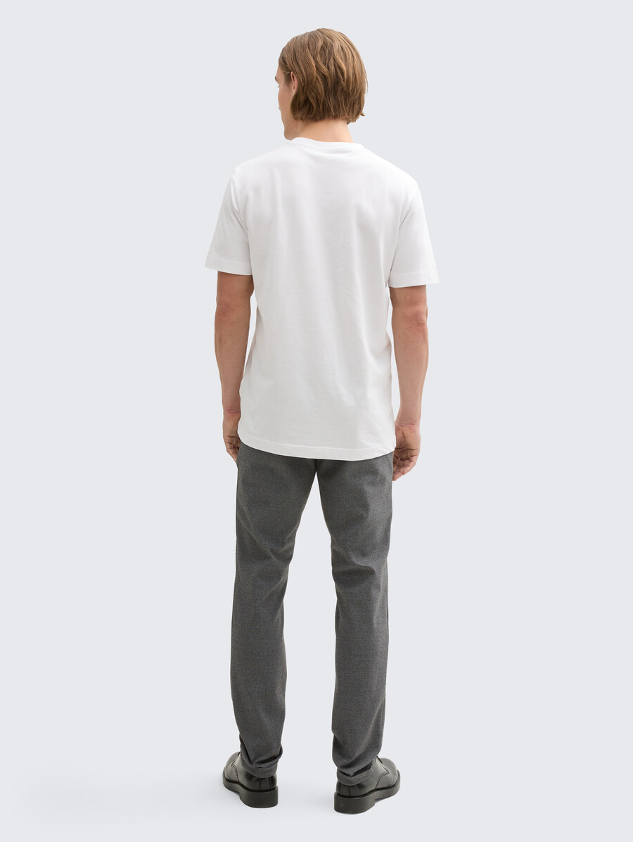pantalon chino slim tttravis en jersey piqué