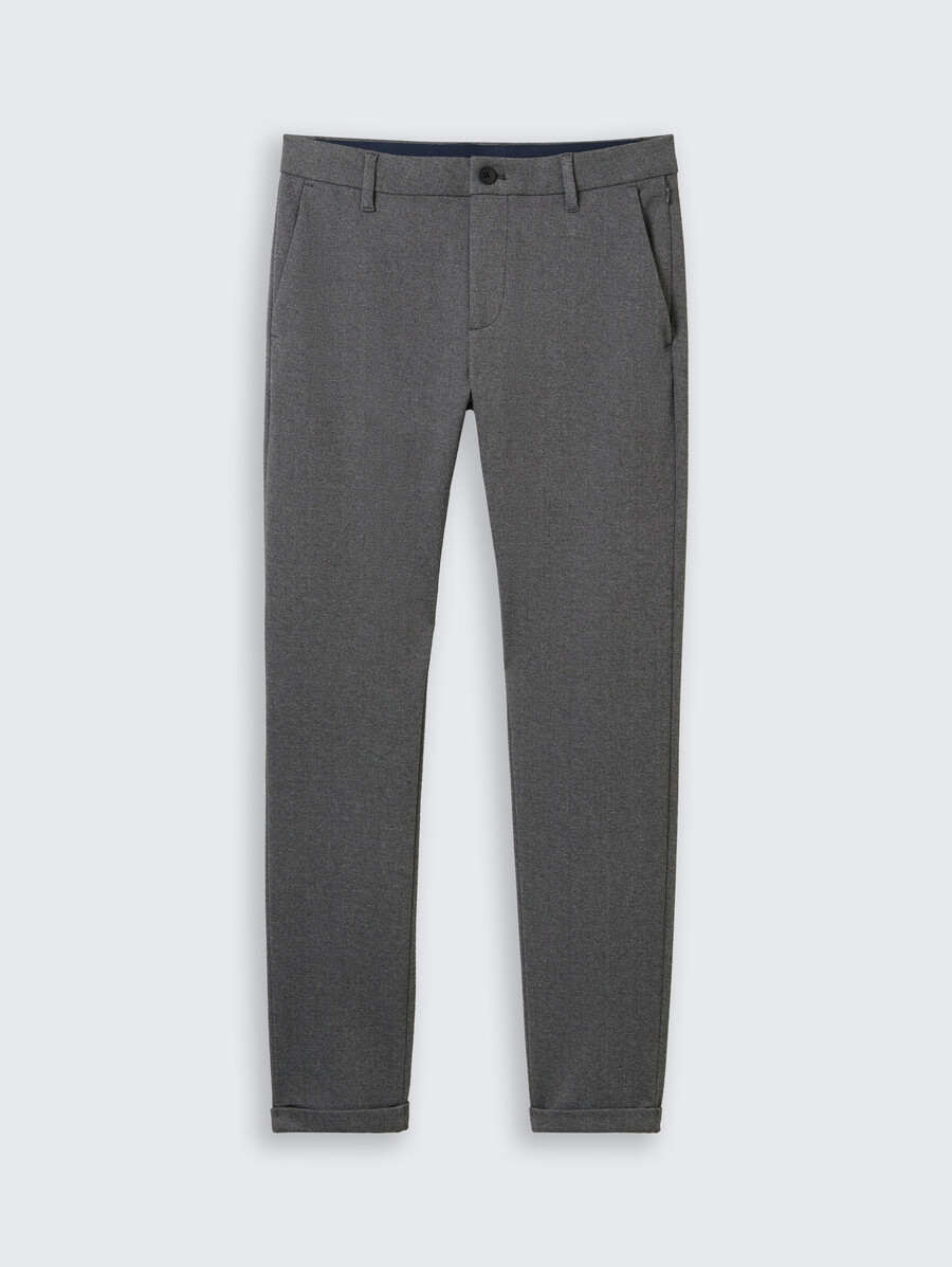 pantalon chino slim tttravis en jersey piqué