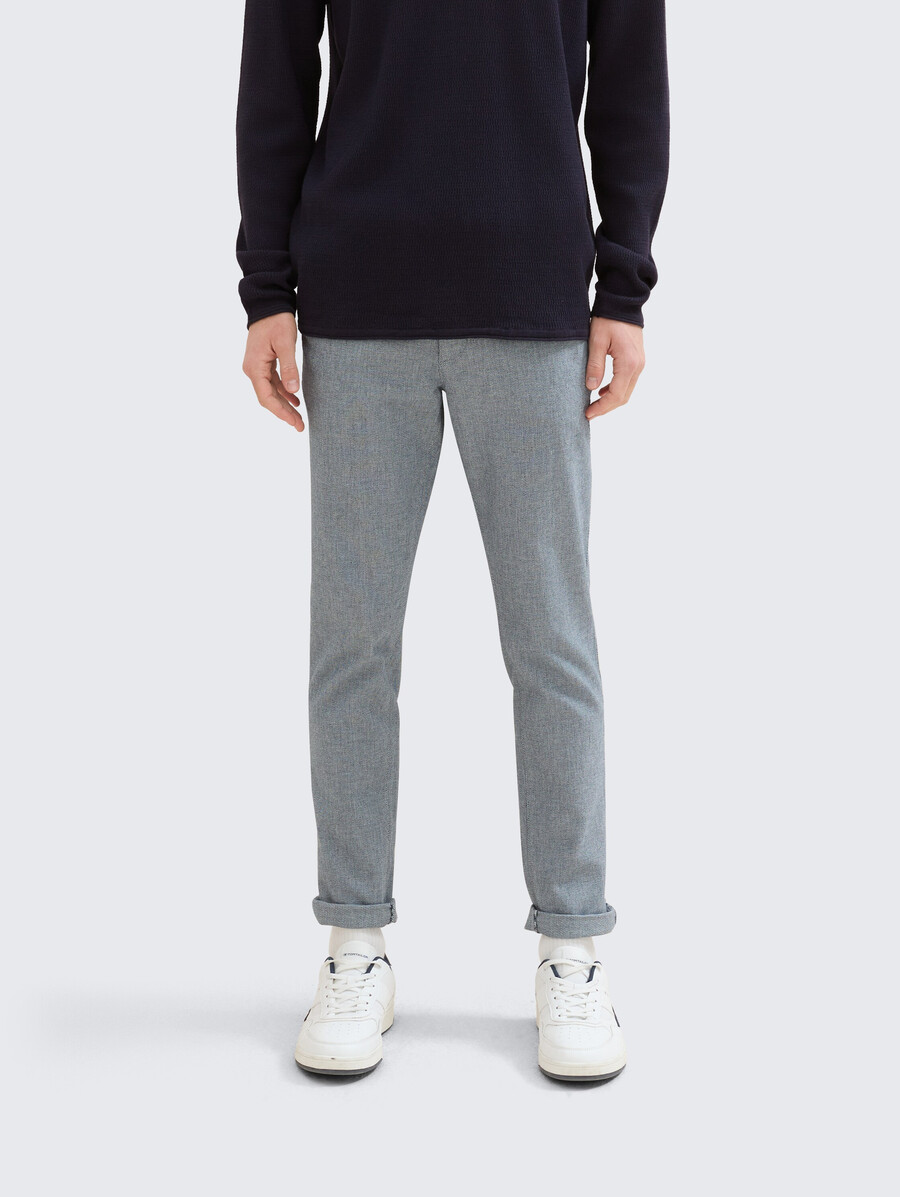 pantalon chino coupe droite avec ceinture