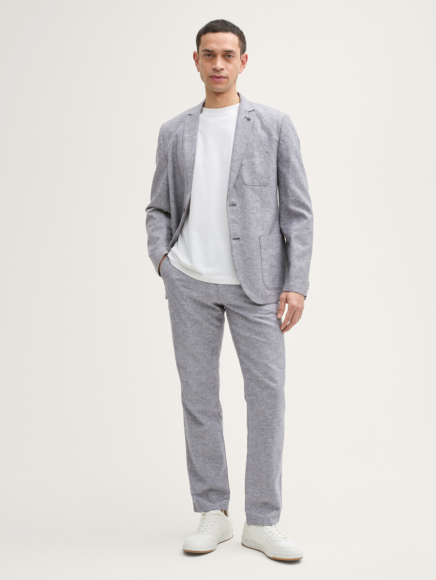 pantalon chino classique en lin