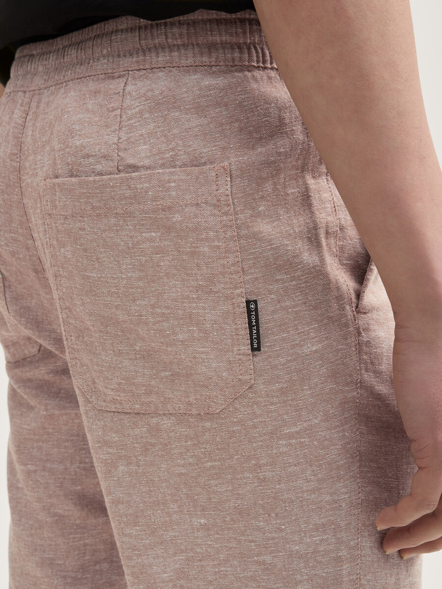 pantalon chino classique en lin