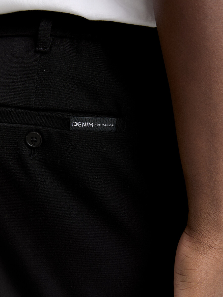 pantalon chino ample avec pli