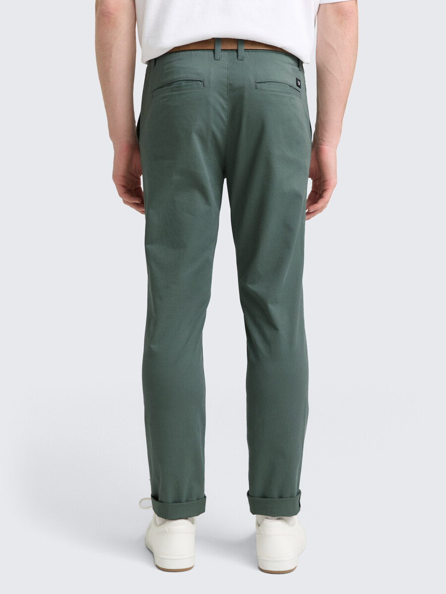 pantalon chino slim avec ceinture