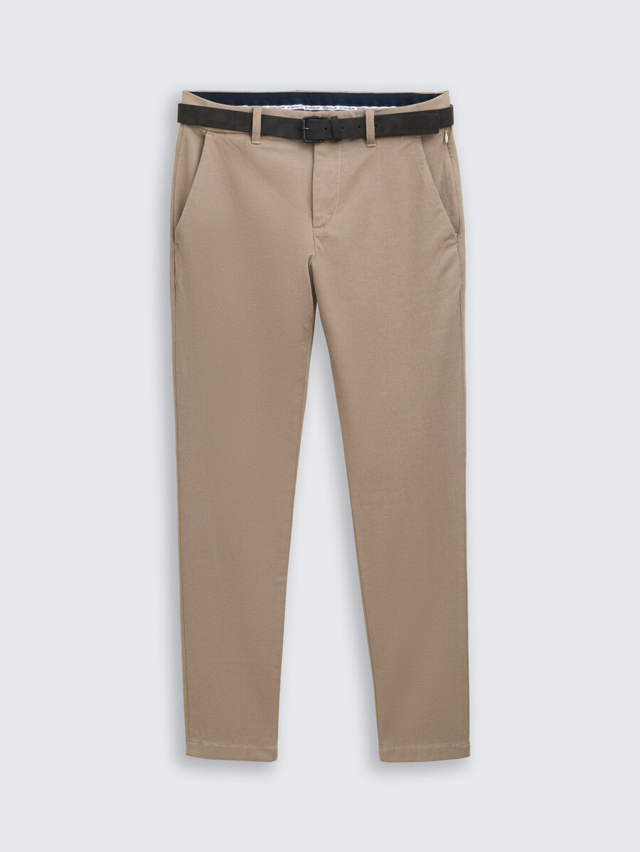 pantalon chino slim tttravis avec ceinture
